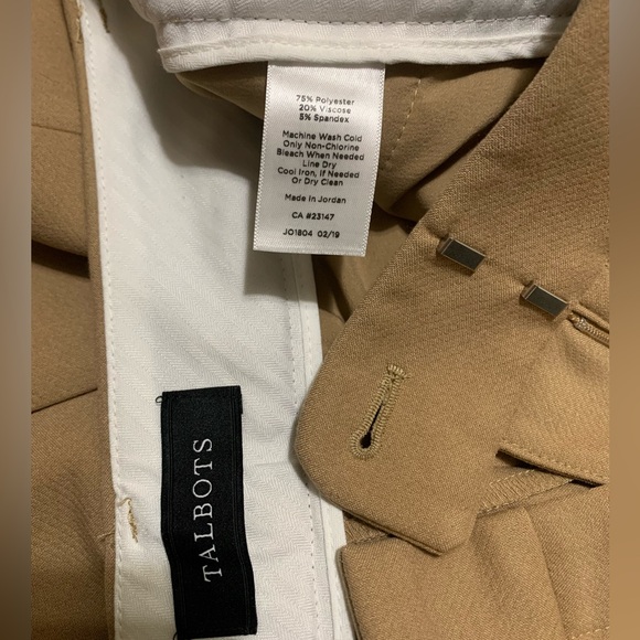 Talbots Straight Pant - Picture 5 of 5